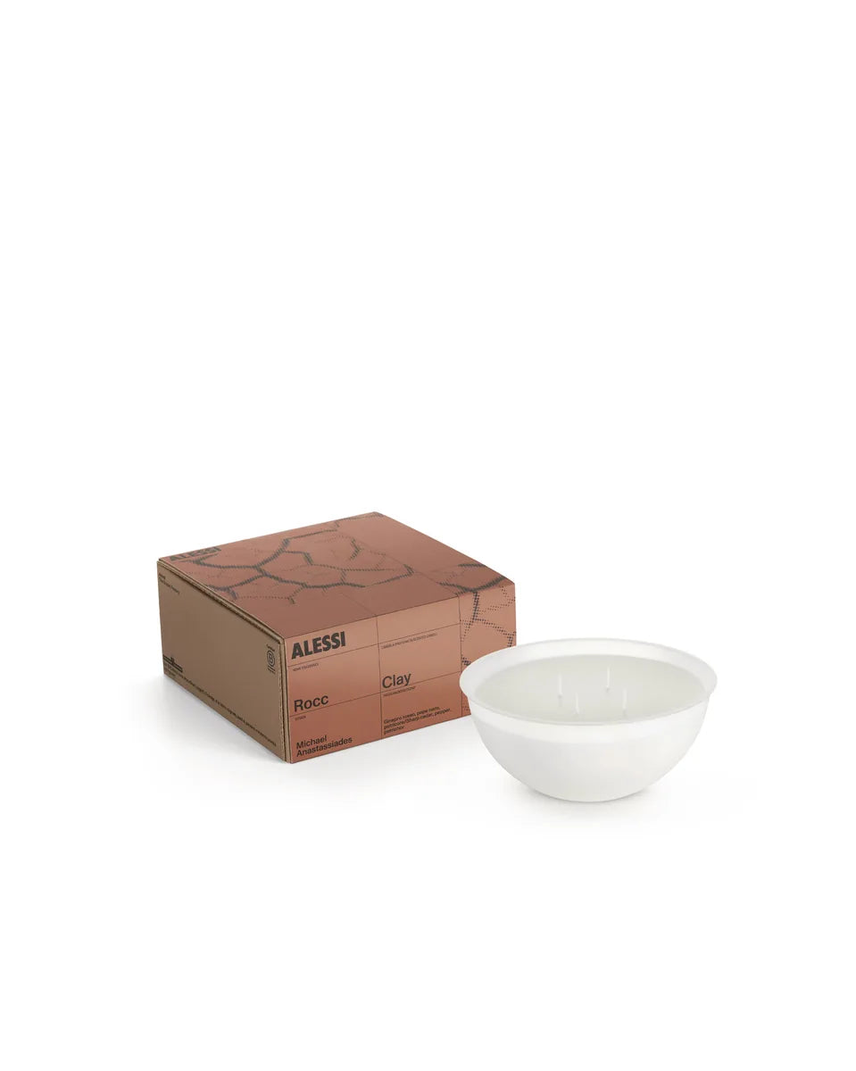 Alessi — Clay MA05M5 MA05M5 WAX | Ricarica candela profumata vegetale — design italiano Alessi