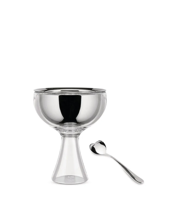 Alessi — Big Love AMMI01S I | Coppa gelato acciaio e resina, Miriam Mi — Alessi