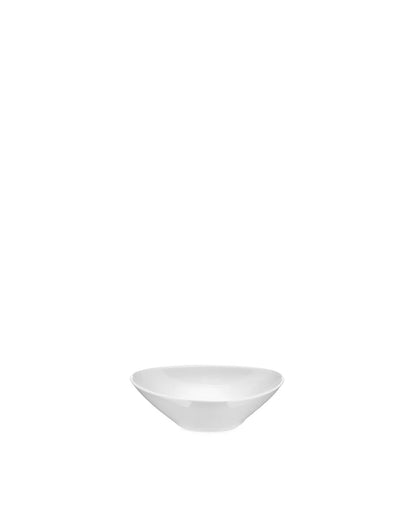 Alessi — Colombina FM10/2 | Piatto fondo in porcellana bianca — design italiano Alessi