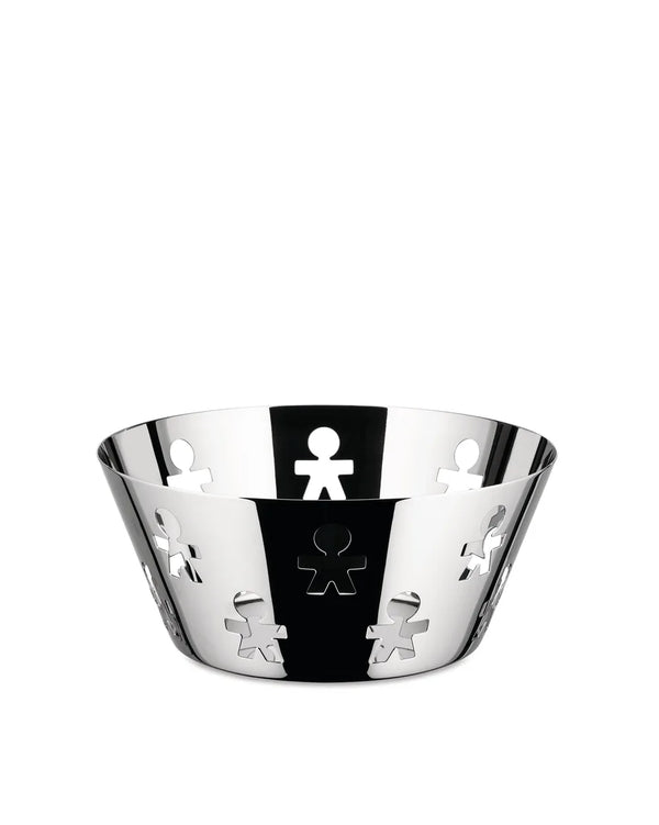 Alessi — Girotondo AKK04 | Corbeille ajourée en acier inoxydable — Alessi