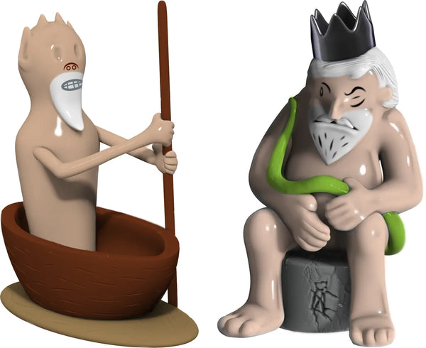 Alessi — Charon and Minos AMGI42SET3 | Hand-painted porcelain figurines — Alessi