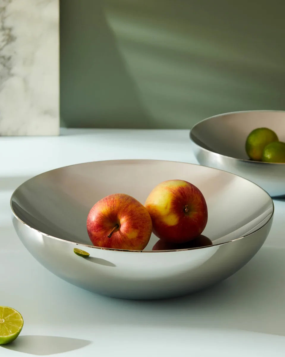Alessi — Double DUL02/25 DUL02/25BT | Ciotola doppia parete nera con d — vista principale