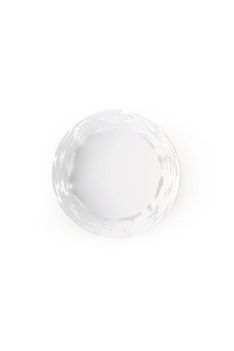 Alessi — Barket BM10/18 BM10/18 W | Cestino rotondo in acciaio vernici — vista principale