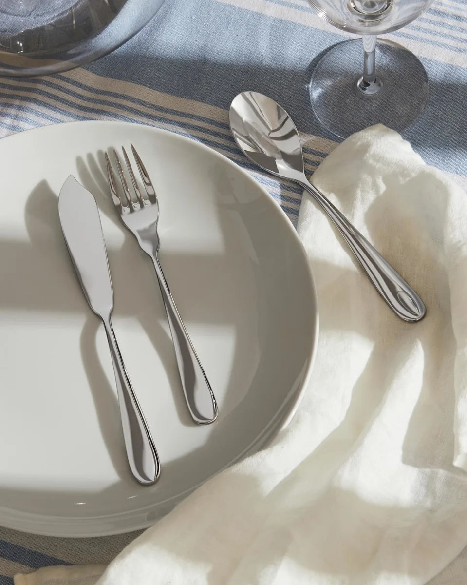Alessi — Nuovo Milano 5180/1 | Forchetta da pesce Sottsass 18/10 — vista principale