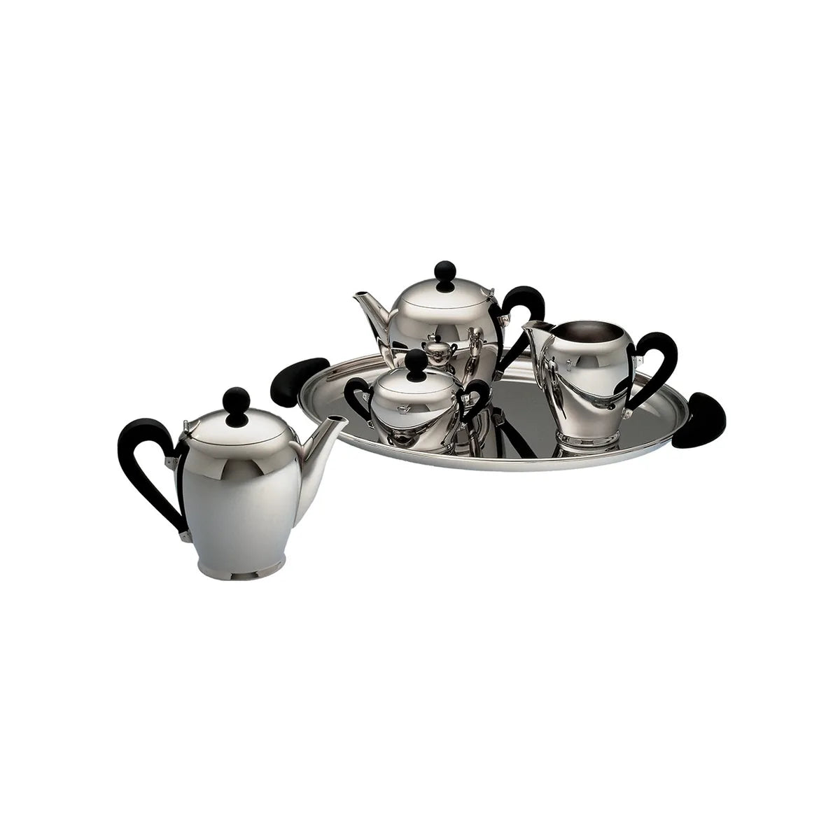 Alessi — Bombé CA14/8 | Zuccheriera in acciaio inox lucido — vista principale