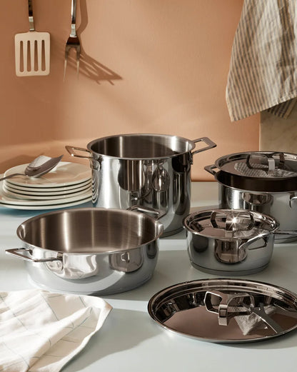 Alessi — Pots&Pans AJM105/18 | Casseruola Jasper Morrison 18 cm — vista principale