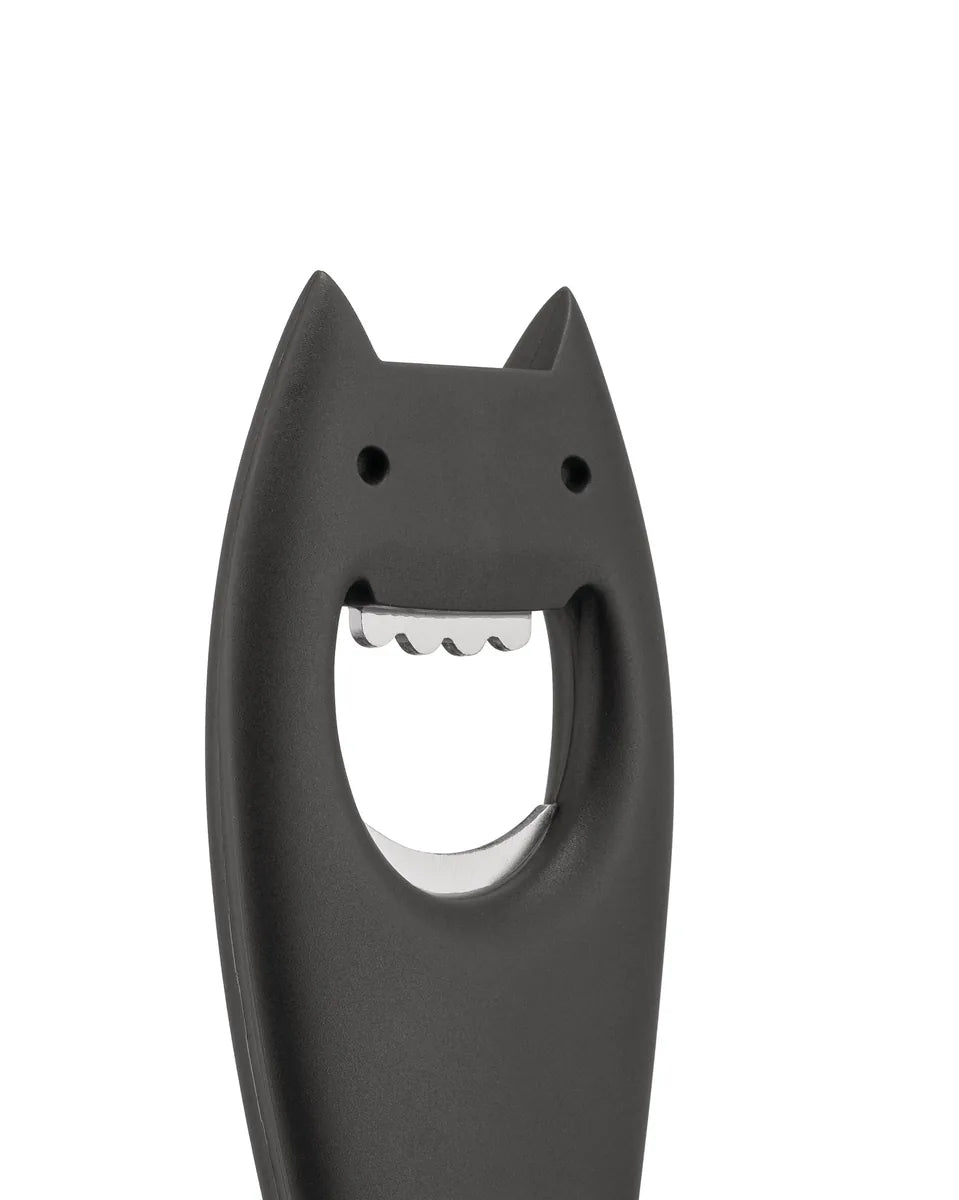 Alessi — Diabolix ABC01 B | Apribottiglie in resina antracite — vista principale