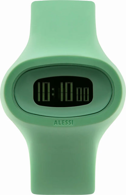 Alessi — Jak AL25002 | Orologio da polso in poliuretano rosa — vista principale