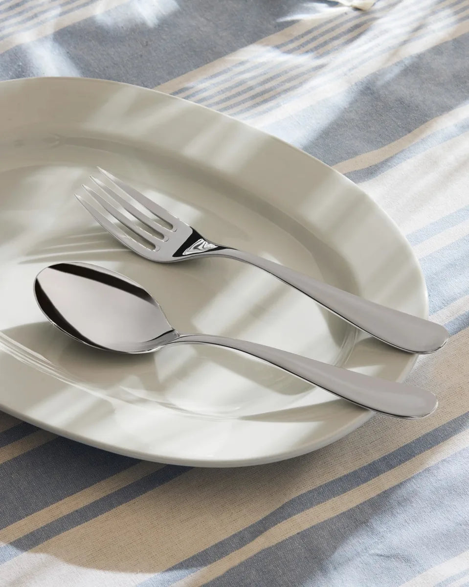 Alessi — Nuovo Milano 5180/11 | Cucchiaio da servizio Sottsass 18/10 — vista principale