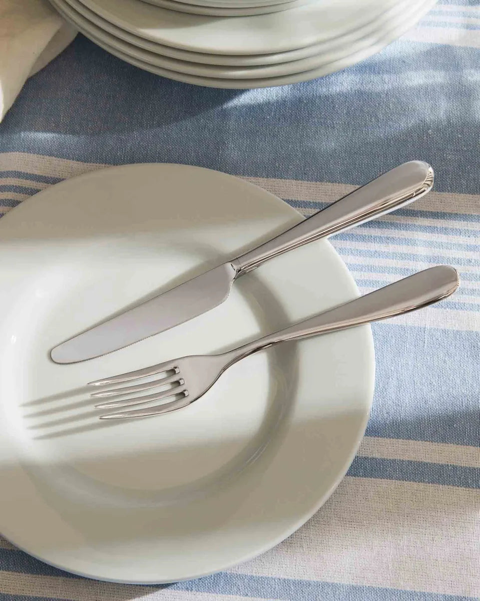Alessi — Nuovo Milano 5180/5 | Forchetta da frutta Sottsass 18/10 — vista principale
