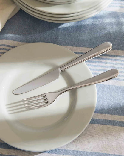 Alessi — Nuovo Milano 5180/5 | Forchetta da frutta Sottsass 18/10 — vista principale