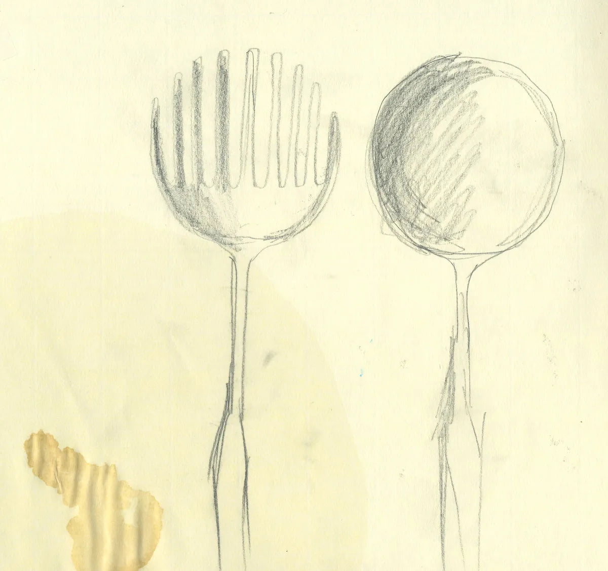 Alessi — Collo-alto IS02/5 | Forchetta da frutta Inga Sempé — vista principale
