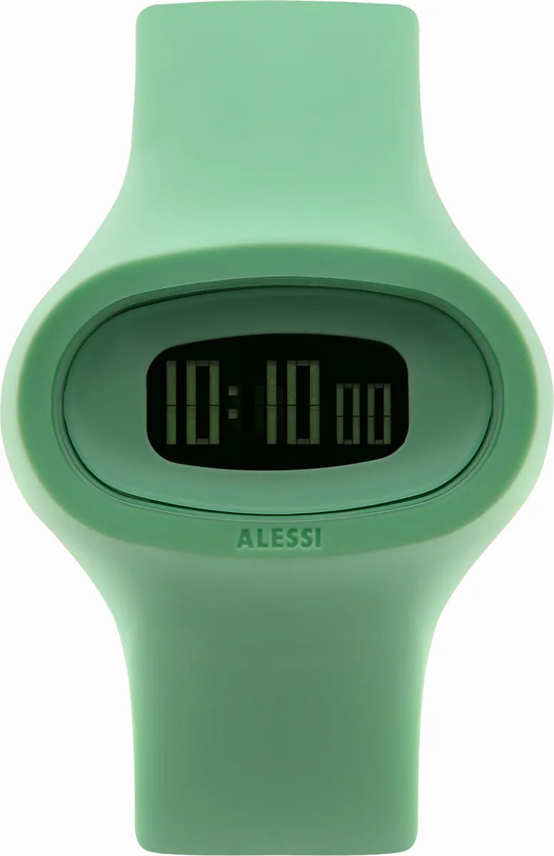 Alessi — Jak AL25003 | Orologio da polso in poliuretano bianco — vista principale
