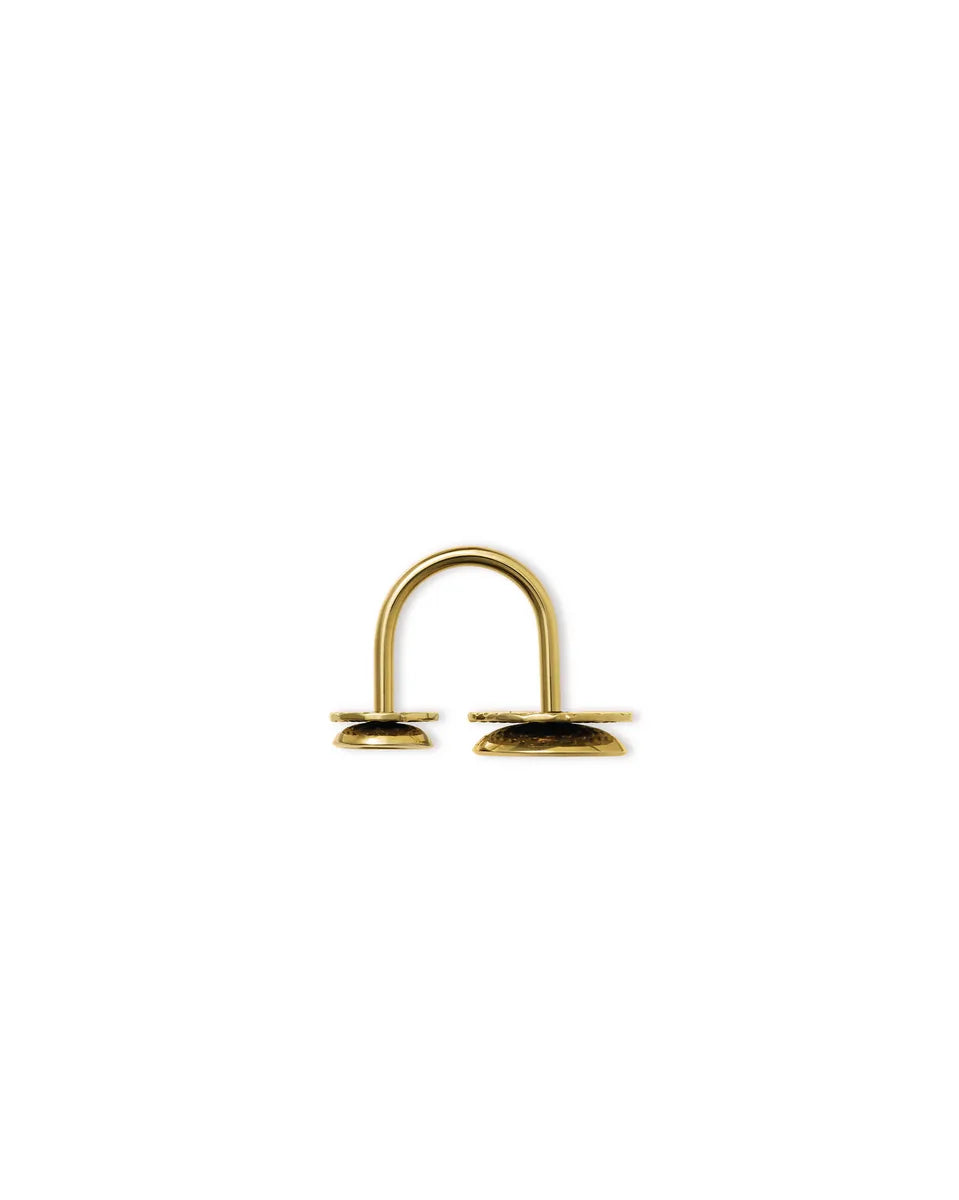 Alessi — Acta ESA03 ESA03 1L | Anello in acciaio dorato PVD — vista principale