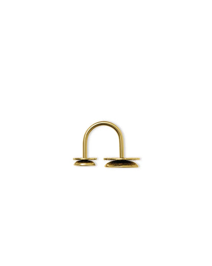 Alessi — Acta ESA03 ESA03 1L | Anello in acciaio dorato PVD — vista principale