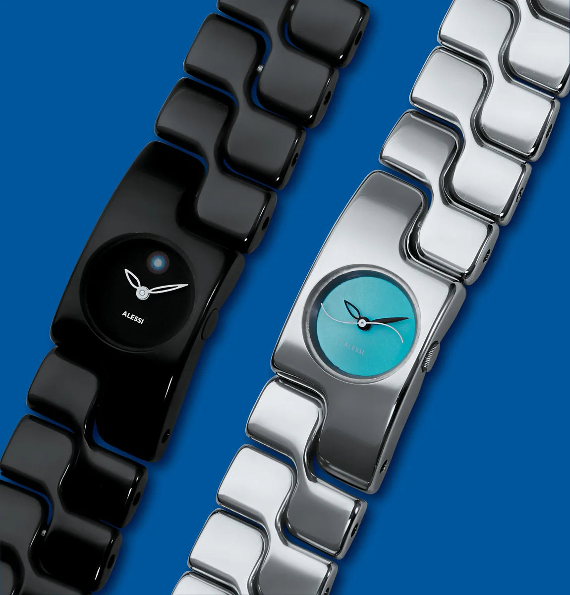 Alessi — Mariposa AL15000 | Orologio da polso acciaio lucido — vista principale