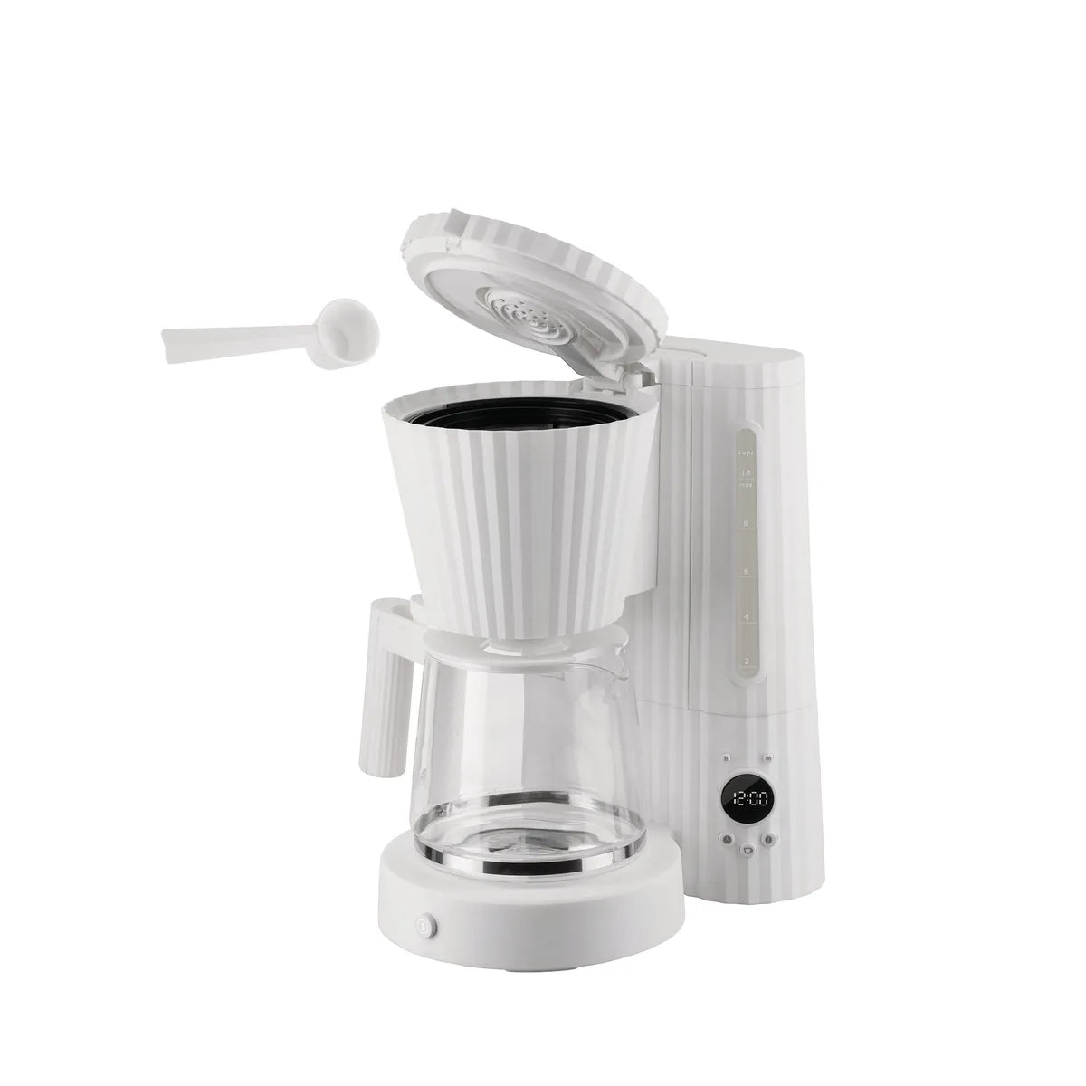 Alessi — Plissé MDL14 W | Caffettiera a filtro De Lucchi, bianco — vista principale