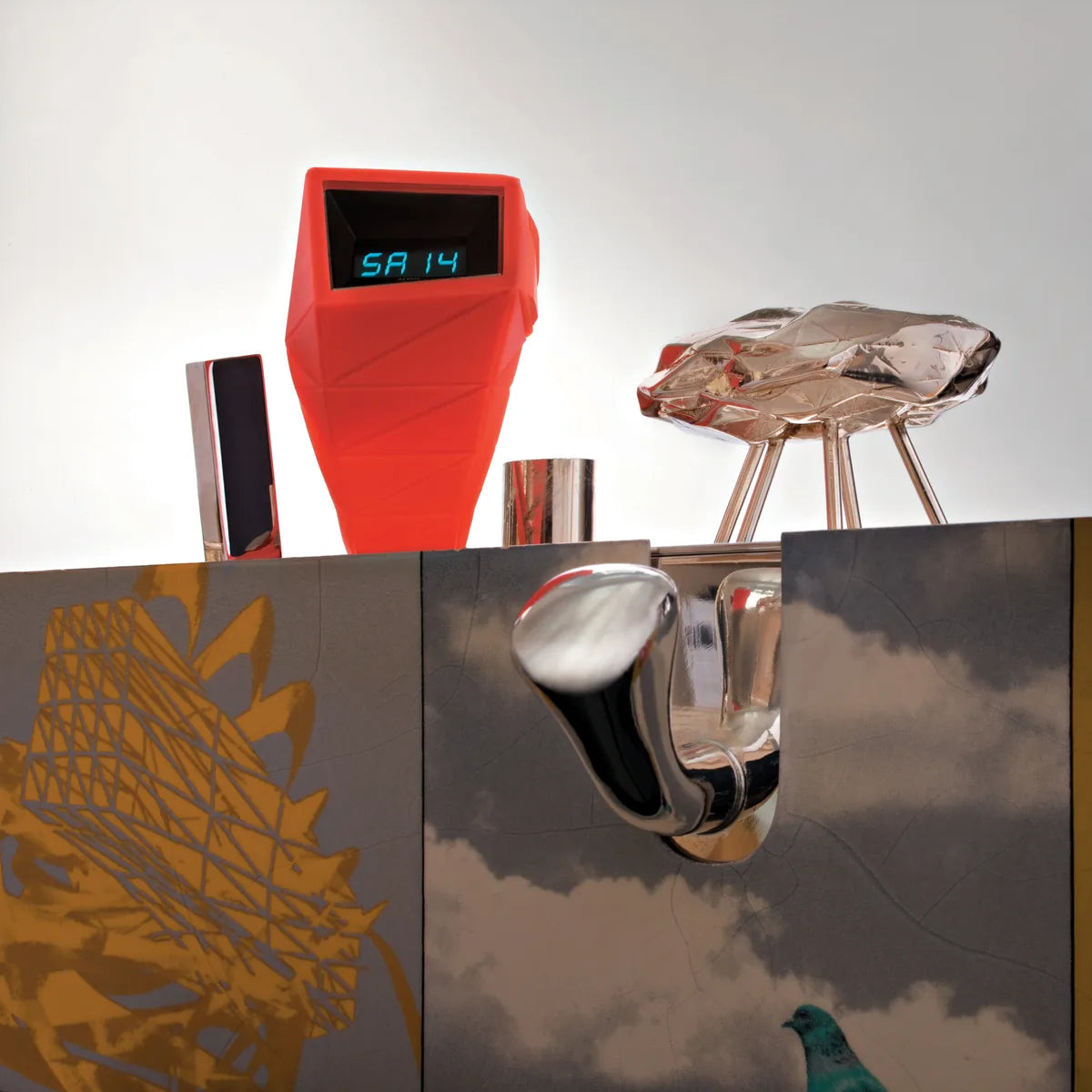 Alessi — Daytimer AL22003 | Orologio da polso in poliuretano viola — vista principale