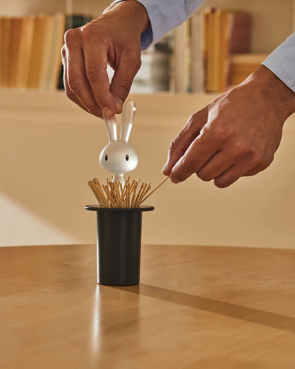 Alessi — Magic Bunny ASG16 GR | Portastuzzicadenti in resina verde — vista principale