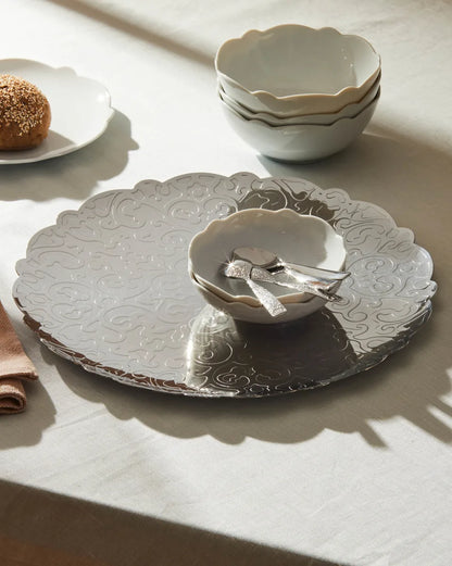 Alessi — Dressed MW01/54 | Coppetta in porcellana con decoro a rilievo — vista principale