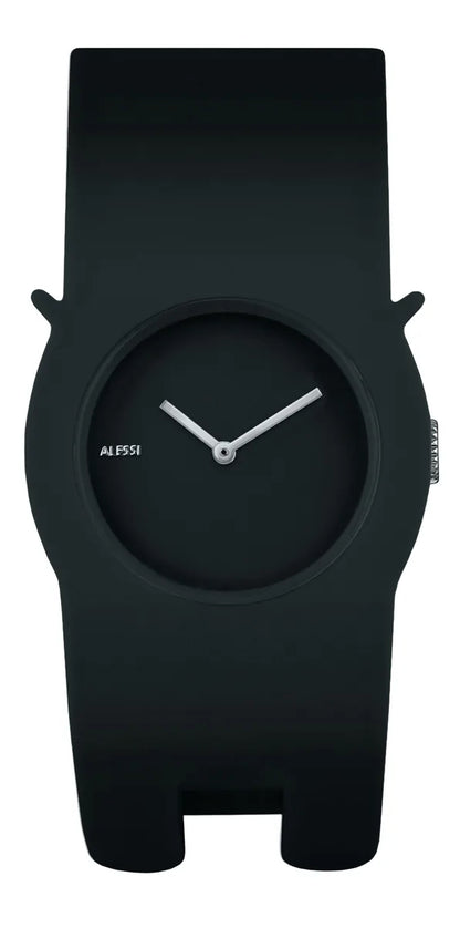 Alessi — Neko AL24004 | Orologio da polso in poliuretano rosa — vista principale