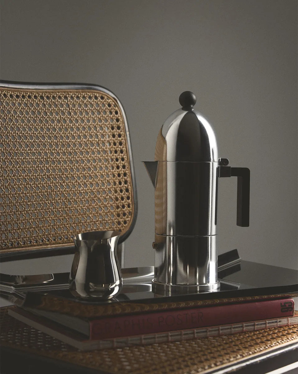 Alessi — La Cupola A9095/6 B | Caffettiera espresso Aldo Rossi 6 tazze — vista principale