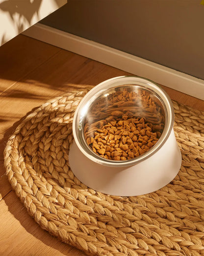Alessi — Wowl BM13/21 B | Ciotola design per cani in resina e acciaio — dettaglio