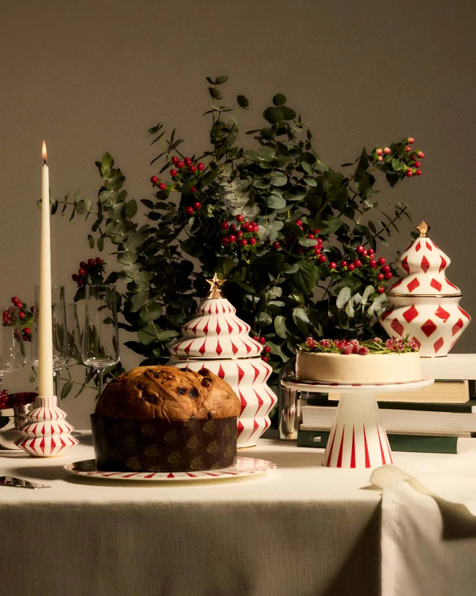 Alessi — Delight NZ05 | Alzata in porcellana decorata a mano — vista principale