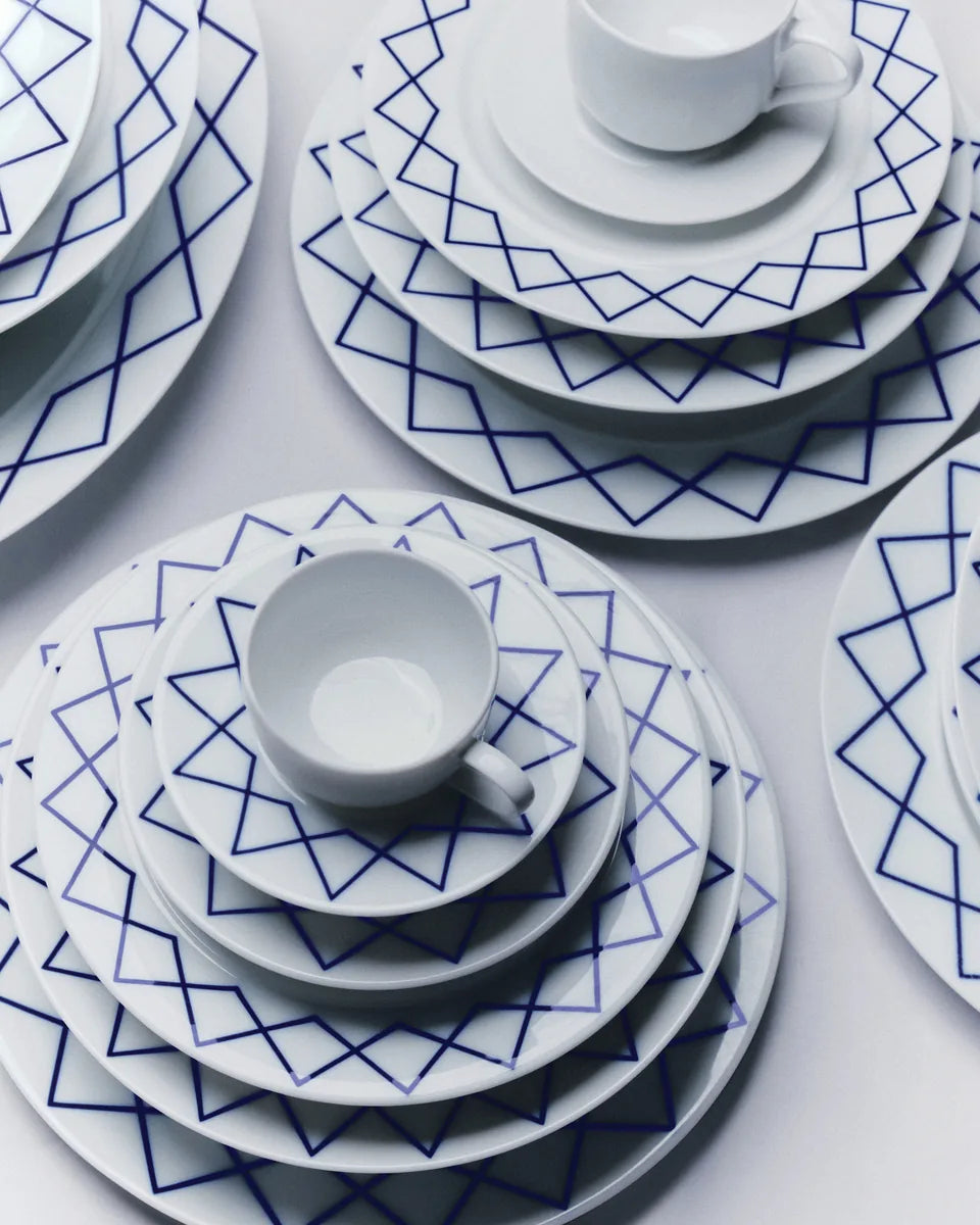 Alessi — La Bella Tavola ES21/76 | Tazza da caffè in porcellana — dettaglio