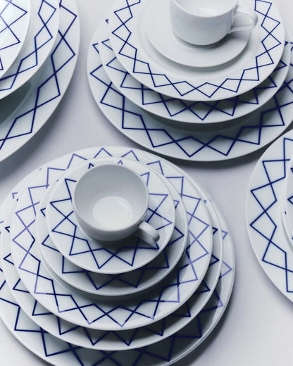 Alessi — La Bella Tavola ES21/76 | Tazza da caffè in porcellana — dettaglio