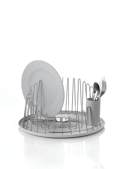Alessi — A Tempo APD04 | Vassoio in resina bianca Deltour — dettaglio