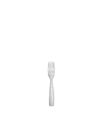 Alessi — Dressed MW03/1 | Forchetta da dolce con decoro a rilievo — dettaglio