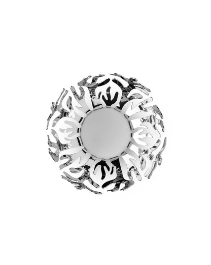 Alessi — Mediterraneo ESI01/21 | Fruttiera in acciaio inox 18/10 — dettaglio