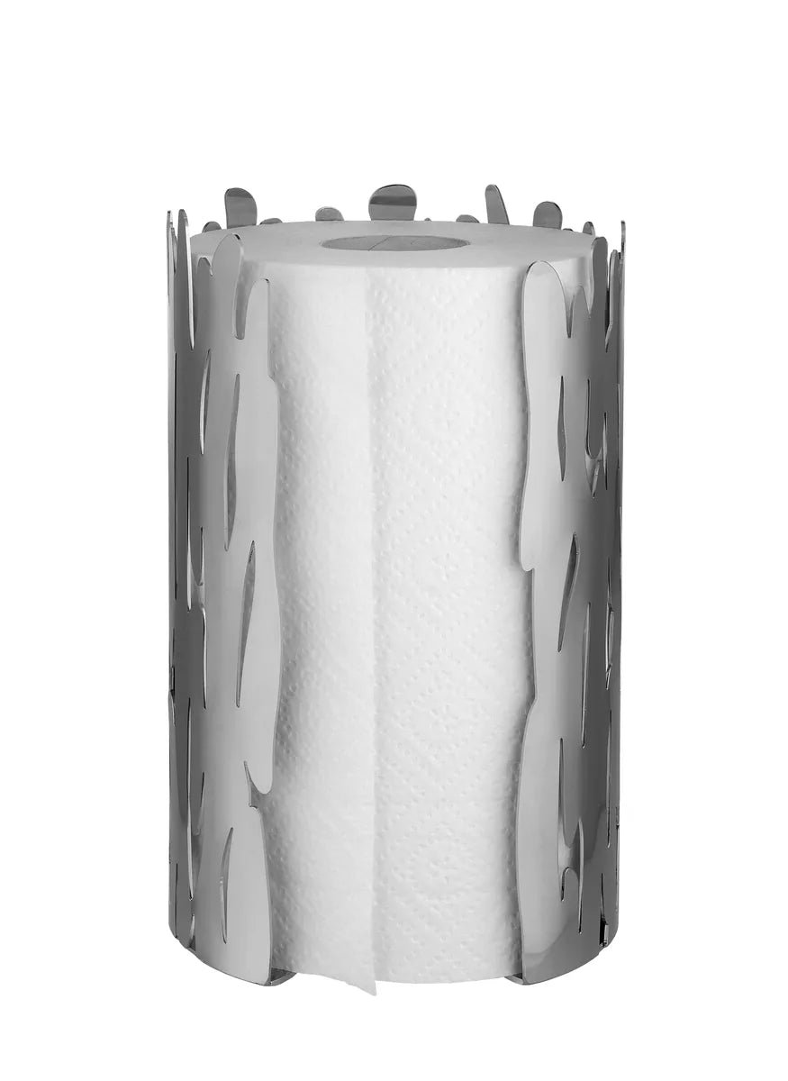 Alessi — Barkroll BM04 B | Portarotolo da cucina nero in acciaio — dettaglio