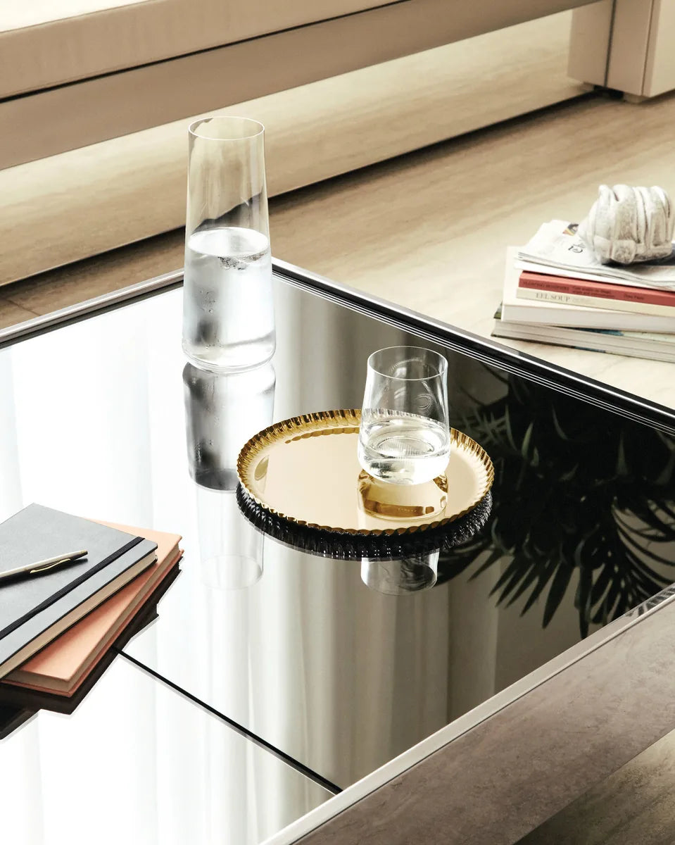 Alessi — Pleats JK02/31 | Vassoio rotondo in acciaio inox 18/10 — vista principale