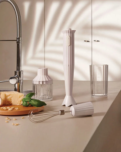 Alessi — Plissé MDL10S W | Frullatore a immersione bianco De Lucchi — vista principale