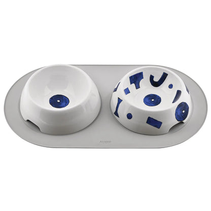 Alessi — Itsumo NF16S G | Tappetino in silicone per animali Fukasawa — vista laterale