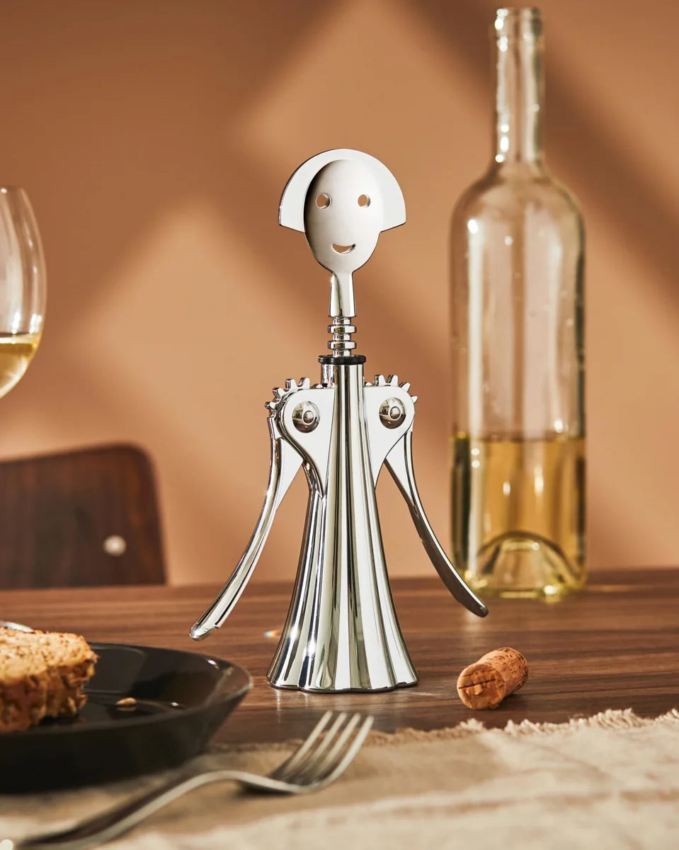 Alessi — Anna G. 01 B | Cavatappi in resina e zama cromata — ambientazione