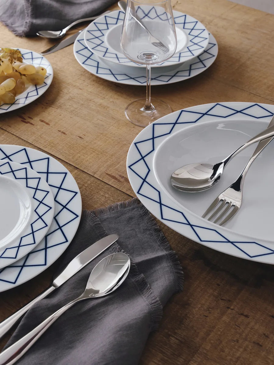 Alessi — ES22/22 ES22/22 38 | Piatto ovale Sottsass La Bella Tavola — vista laterale