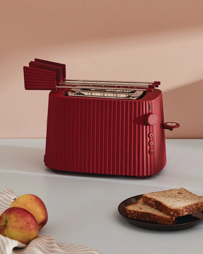 Alessi — Plissé MDL08BW MDL08BW W | Griglia scalda brioche bianca De L — vista principale
