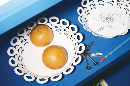 Alessi — Vimini BM21/25 | Cestino traforato in acciaio inox — ambientazione