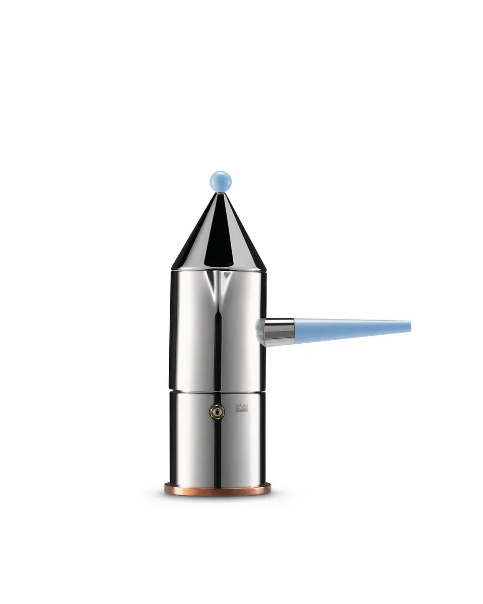 Alessi — La Conica 90002 100 | Caffettiera Aldo Rossi Edizione Centena — vista principale