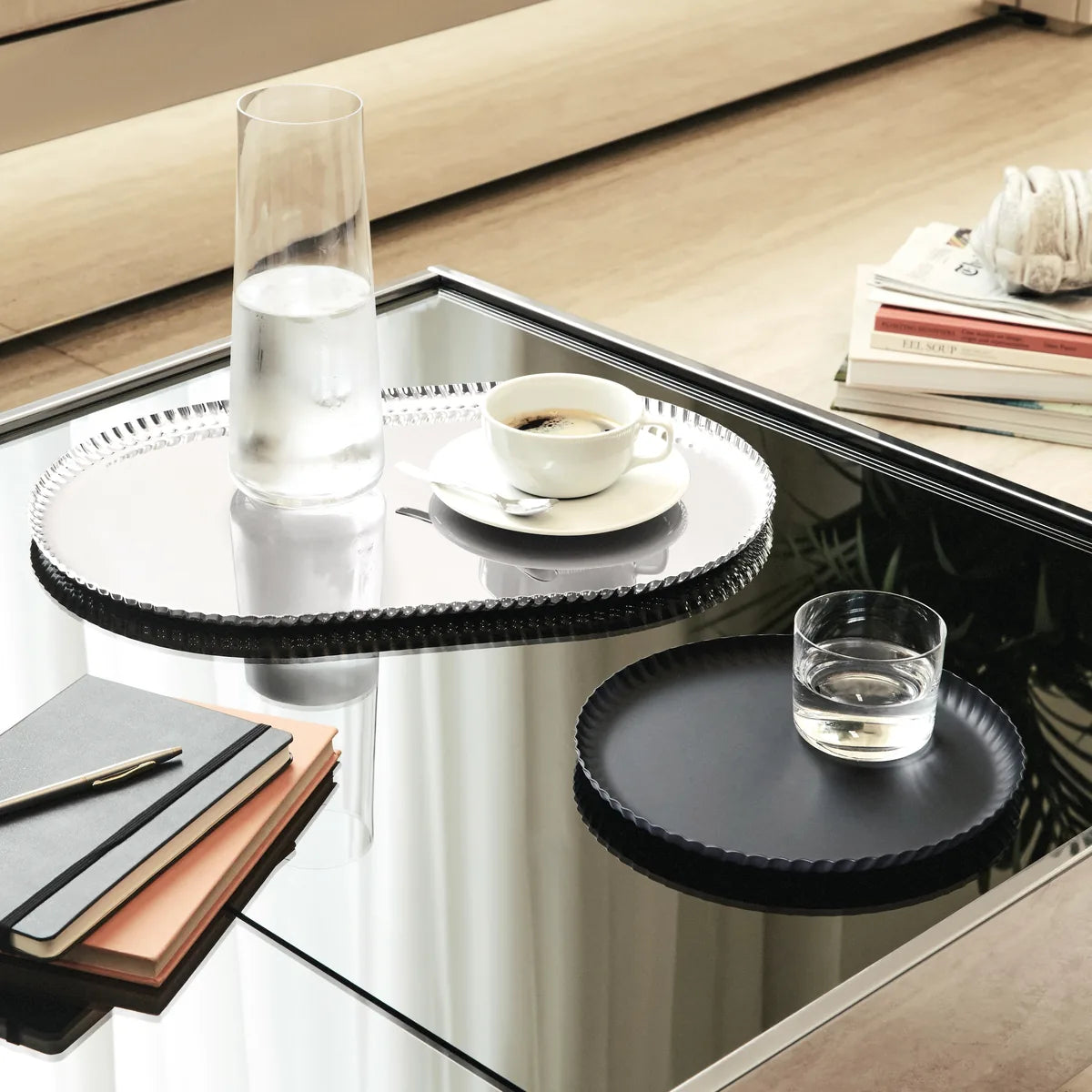 Alessi — Pleats JK01/46 | Vassoio in acciaio inox 18/10