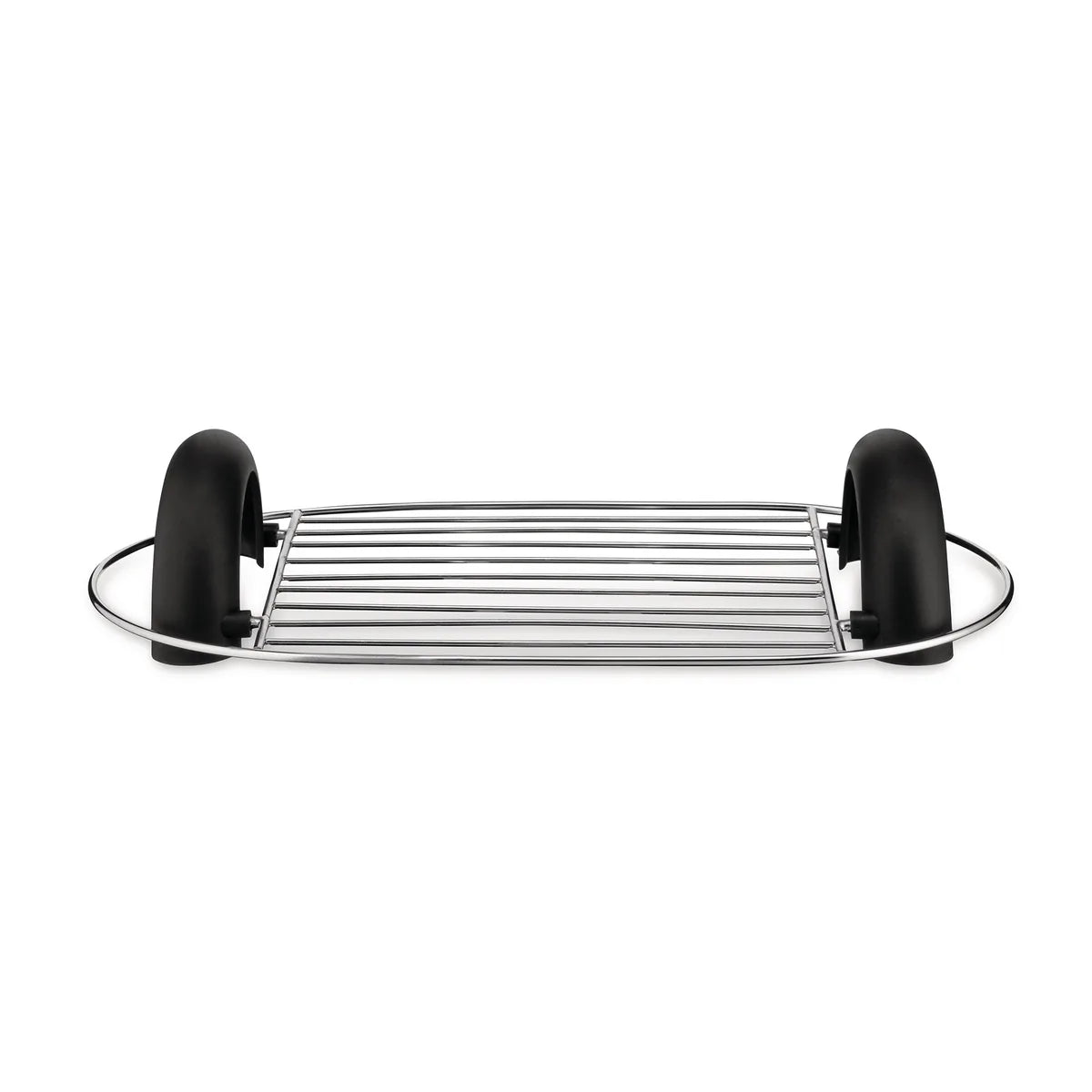 Alessi — Toru NE03 B | Tostapane in acciaio inox nero Nendo — dettaglio
