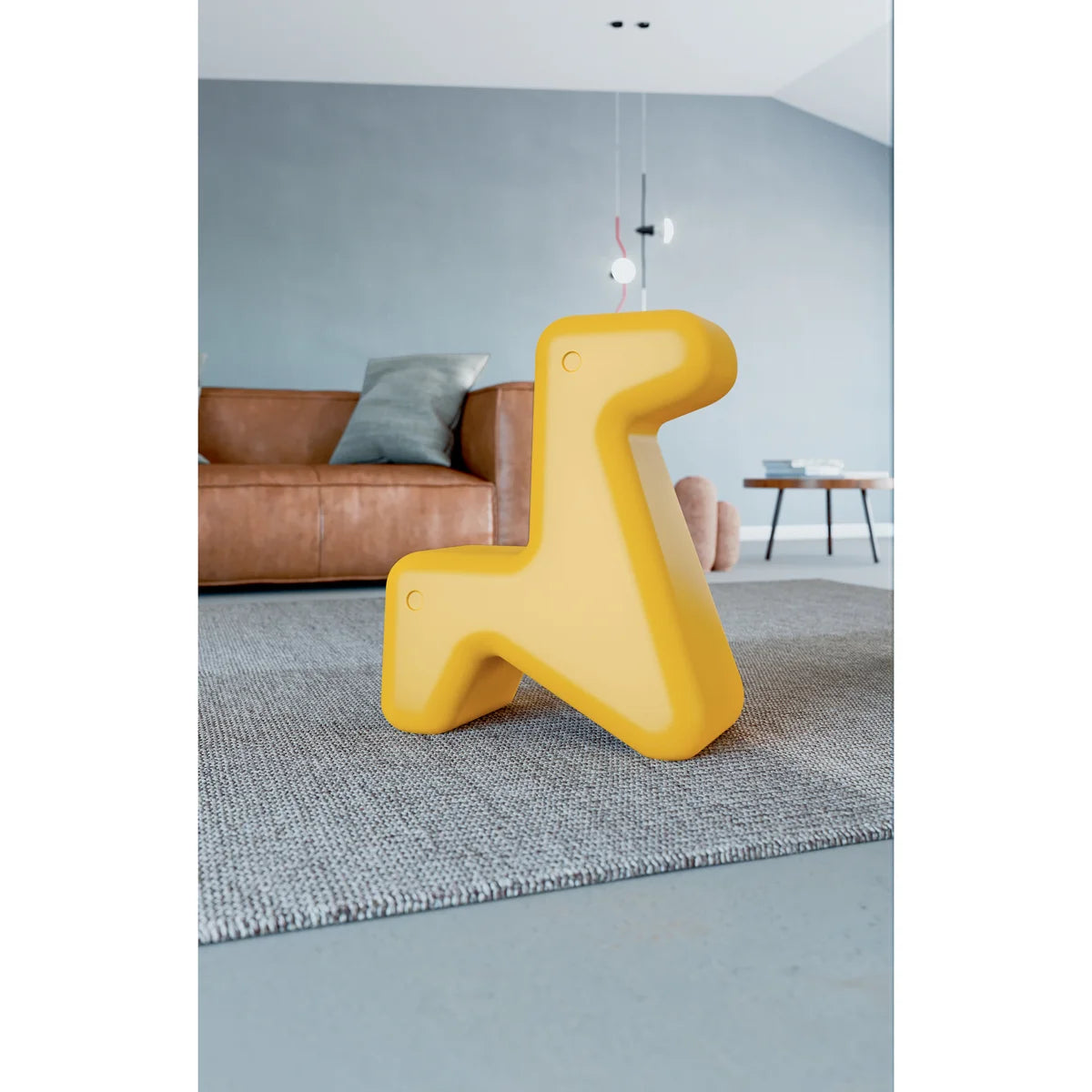 Alessi — Doraff UNS07 Y | Zitting van geel polyethyleen