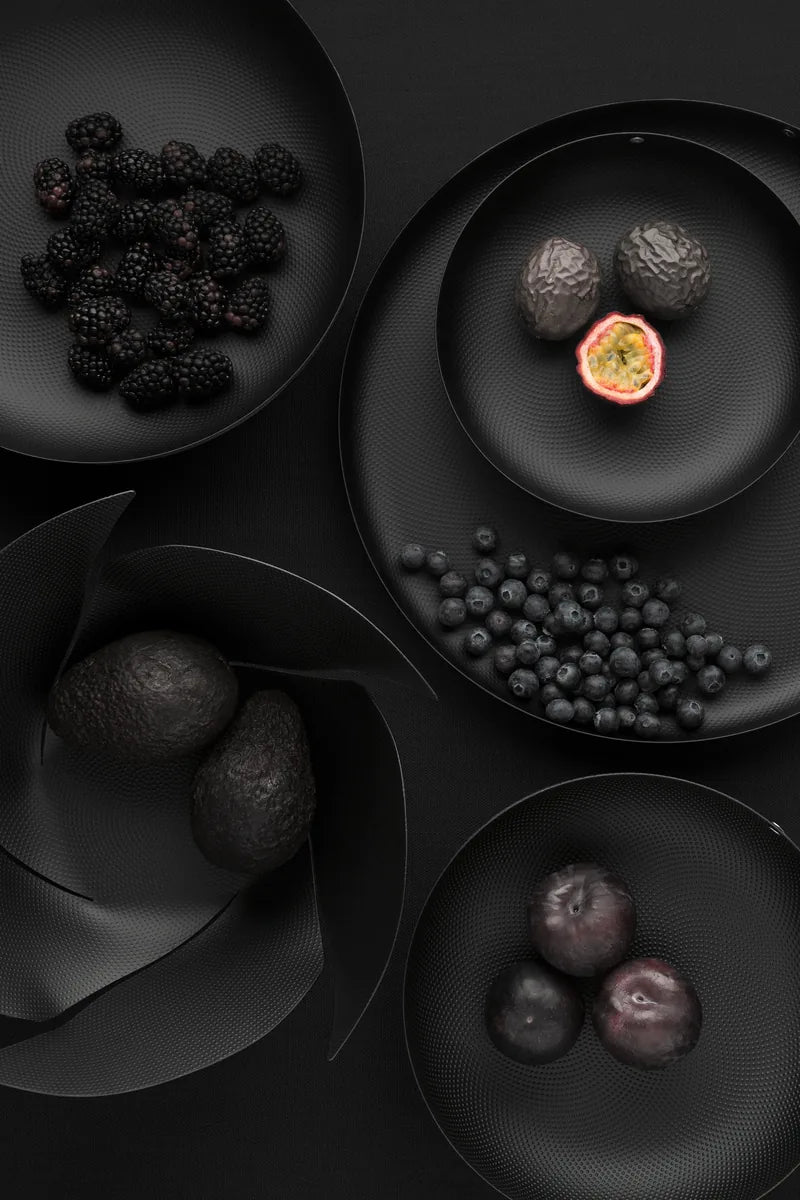 Alessi — JM17/24 JM17/24 BT | Cestino rotondo nero Jasper Morrison — ambientazione