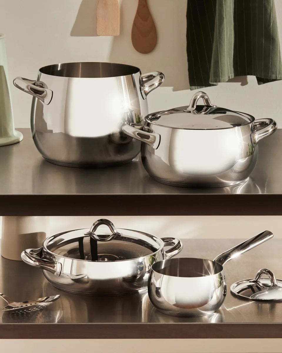 Alessi — Mami SG101/24 | Casseruola in acciaio inox 18/10 — vista principale
