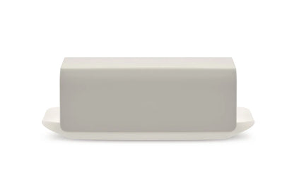 Alessi — Mattina BG04 R | Burriera in porcellana e acciaio rosso