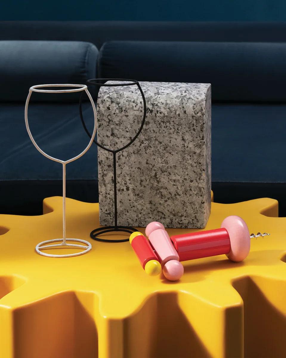 Alessi — ES17 2 | Cavatappi in legno di faggio Sottsass — vista laterale
