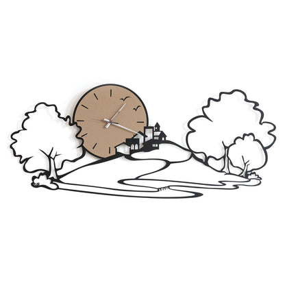 Arti & Mestieri - Paesaggio Distinctive Wall Clock